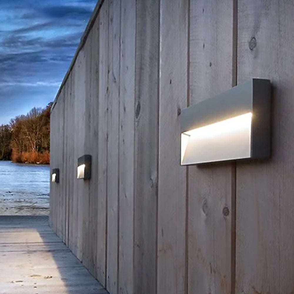 Ray Metal Rectangular Outdoor Deck Step Light - Lamp Outdoor