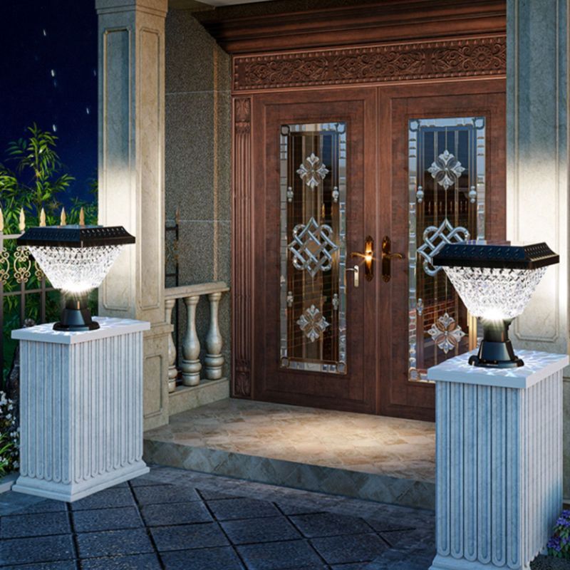 Ray Modern Geometry Acrylic Outdoor Floor Lamp - Lamp Outdoor