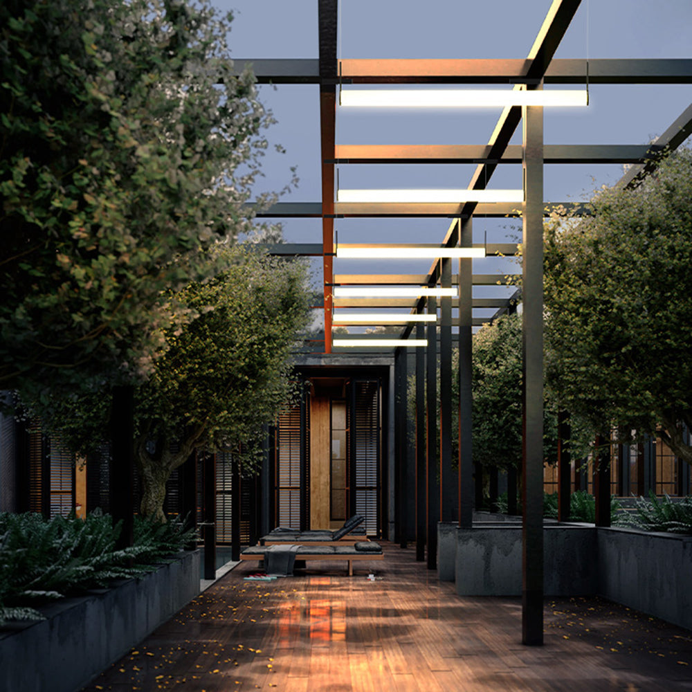 Arisha Modern Cylinder Outdoor Pendant Light - Letslighting