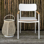 Ritta Vintage Lantern Metal Floor Lamp Metal Rattan - Lamp Outdoor