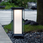 Ray Cuboid Solar RGB Metal&Glass Outdoor Floor Lamp - Lamp Outdoor