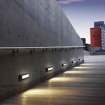 Ray Rectangular Outdoor Deck & Step Light, 2 Color, 9.1"x3.1" - Lamp Outdoor