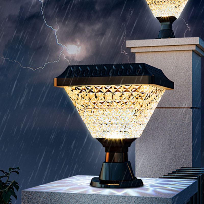 Ray Modern Geometry Acrylic Outdoor Floor Lamp - Lamp Outdoor