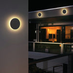 Ray Minimalist Round Square Outdoor Wall Lamp LED - Letslighting