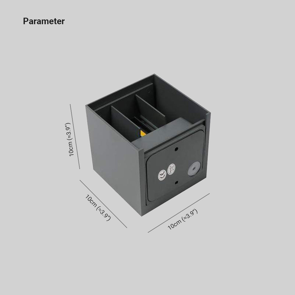 Ray Modern Adjustable Square Outdoor Wall Lamp LED - Letslighting