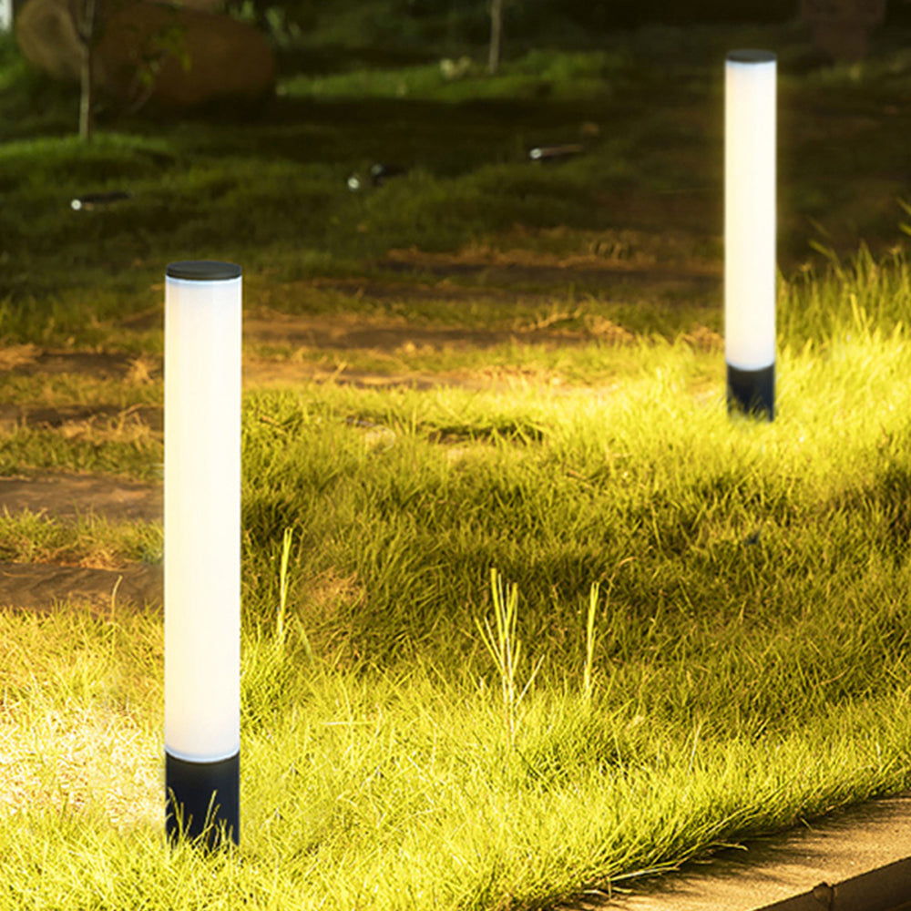 Ray Minimalist Cylindrical Acrylic Outdoor Ground Ligh - Lamp Outdoor