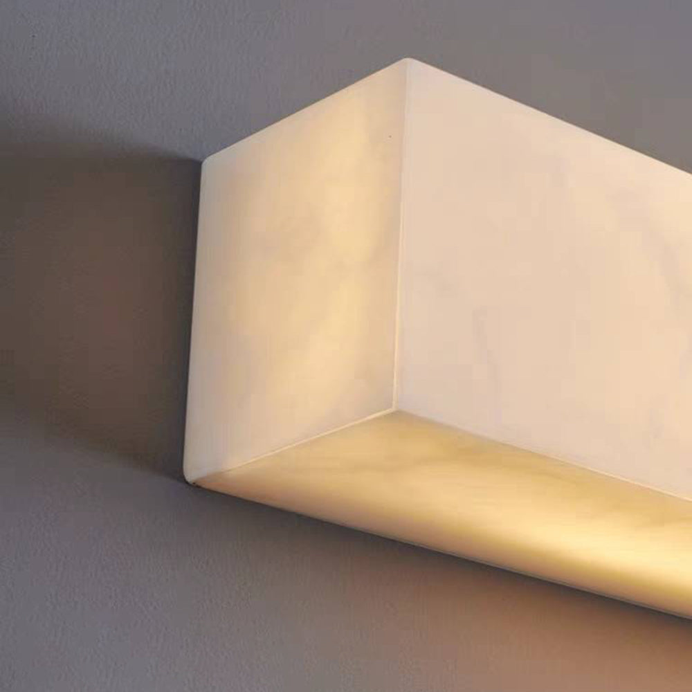 Arisha Modern Rectangular Marble Outdoor Wall Lamp - Letslighting