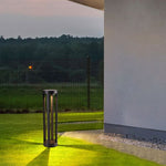 Ray Minimalist Cylindrical Hollow Solar Outdoor Path Light - Lamp Outdoor