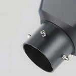 1-Light Black 98-In/118-In Solar LED Square Post Street Light - Lamp Outdoor
