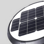 1-Light Black Outdoor LED Solar Lamp Post and Pole Street Light - Lamp Outdoor