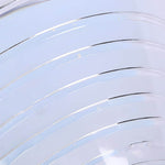 1 - Light Round Solar LED Outdoor Lamp Post in Black