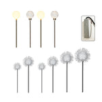 10 - Piece Solar Dandelion Pathway Lights LED Outdoor Garden Lighting Set