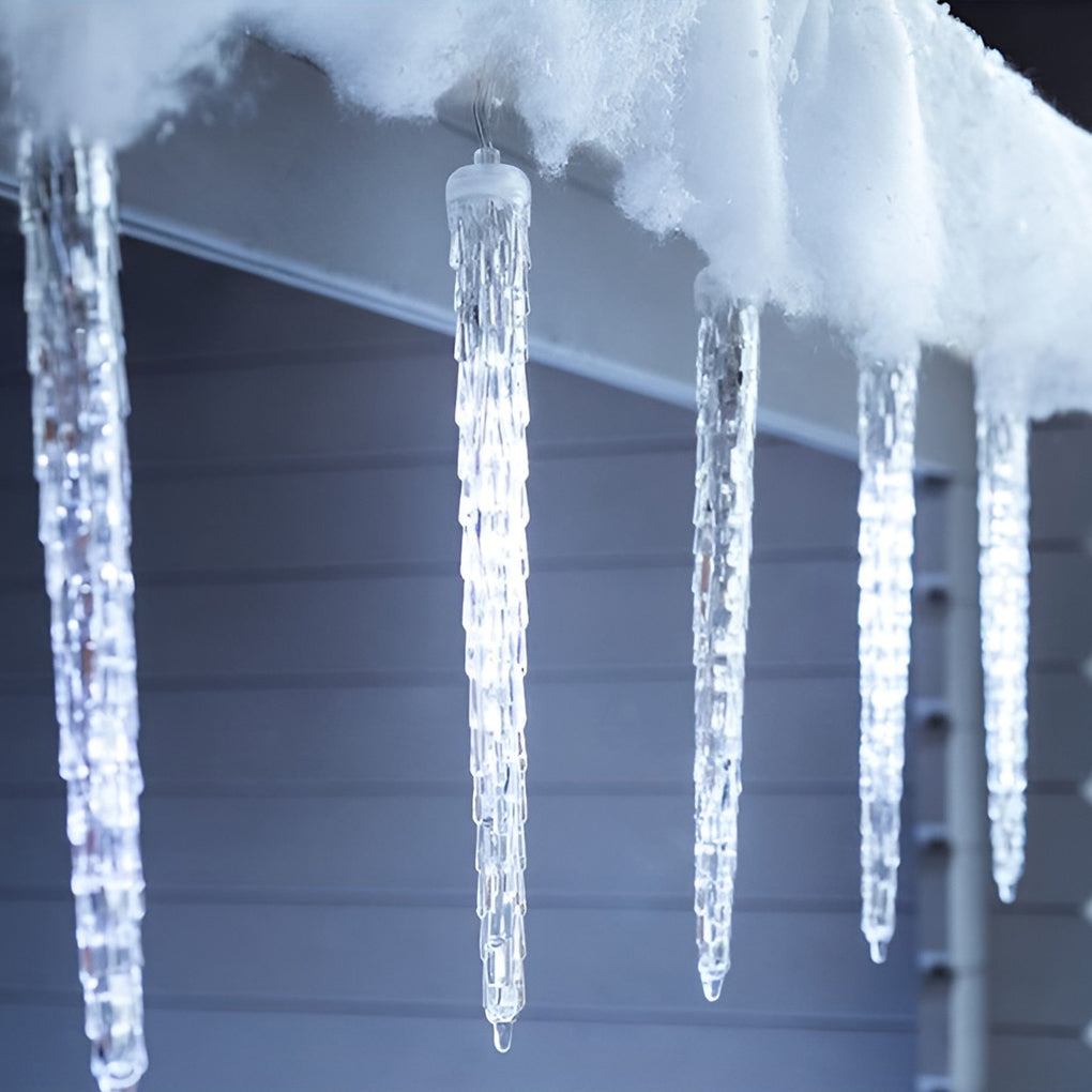 Creative Waterproof Modern Outdoor Solar LED Icicle Lights String Lights - Lamp Outdoor