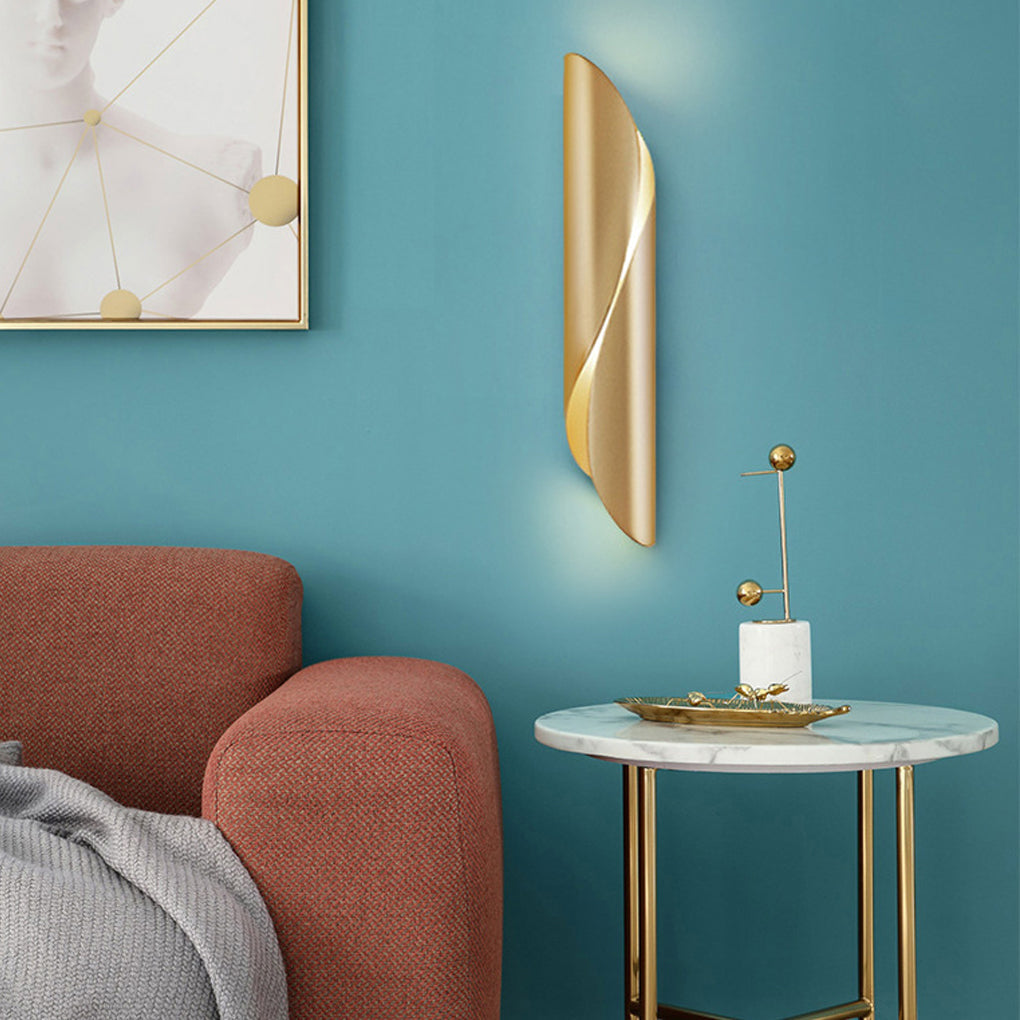 Nordic Unique Arc Background Wall Bedside Industrial Style Wall Lamp - Lamp Outdoor