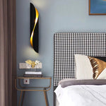 Nordic Unique Arc Background Wall Bedside Industrial Style Wall Lamp - Lamp Outdoor