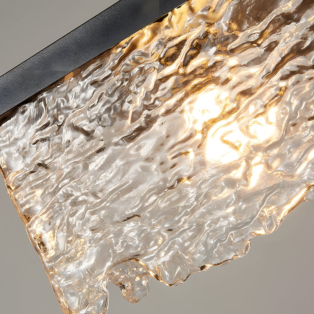 1/2-Light Glass 3 Step Dimming Chandelier Dining Room Light Fixtures - Lamp Outdoor