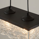 1/2-Light Glass 3 Step Dimming Chandelier Dining Room Light Fixtures - Lamp Outdoor