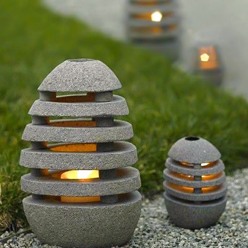 Ray Modern Stone Outdoor Light Metal&Resin - Lamp Outdoor