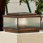 Ray Modern Rectangular Metal Outdoor Floor Lamp - Letslighting