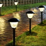 Ray Modern Metal Cap-Shaped Solar Outdoor Bollard Light - Lamp Outdoor