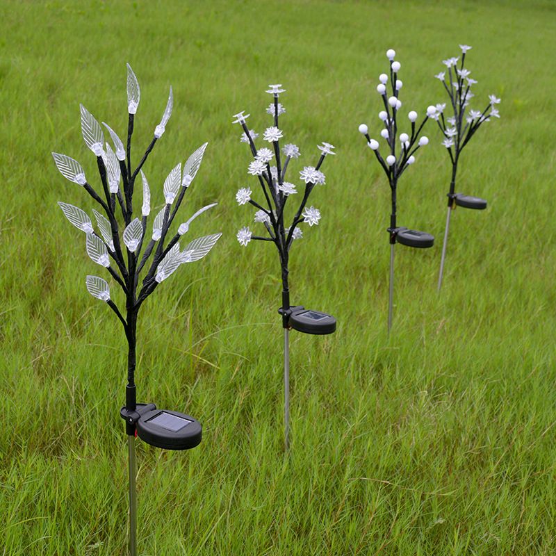 Ray Modern Acrylic Branch Solar Outdoor Bollard Light - Lamp Outdoor