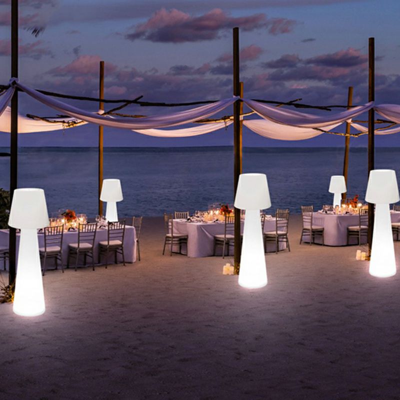 Ray Modern Mushroom Shaped Rechargeable Outdoor Path Light - Lamp Outdoor