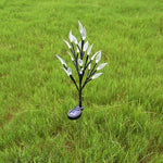 Ray Modern Acrylic Branch Solar Outdoor Bollard Light - Lamp Outdoor