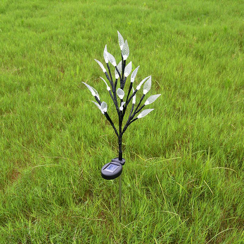 Ray Modern Acrylic Branch Solar Outdoor Bollard Light - Lamp Outdoor