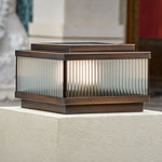Ray Modern Rectangular Metal Outdoor Floor Lamp - Letslighting