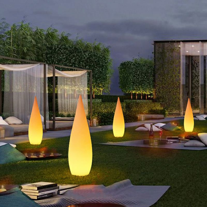 Ray Modern Waterdrop Shaped Rechargeable Outdoor Path Light - Lamp Outdoor