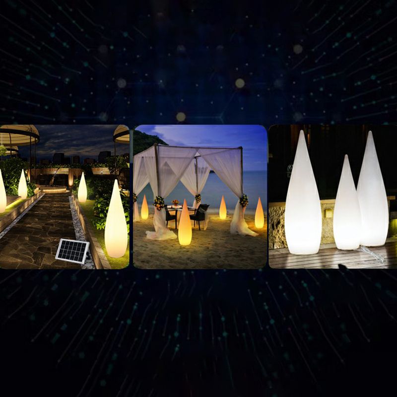 Ray Modern Waterdrop Shaped Rechargeable Outdoor Path Light - Lamp Outdoor