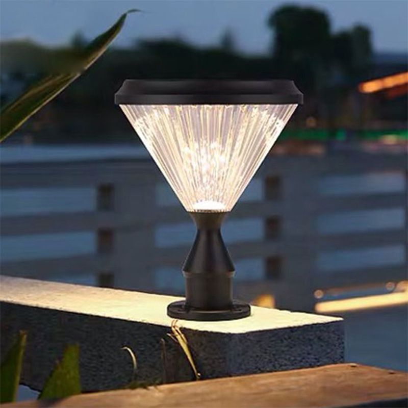 Ray Modern Diamond Shape Metal Acrylic Outdoor Lamp - Lamp Outdoor