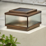 Ray Modern Rectangular Metal Outdoor Floor Lamp - Letslighting