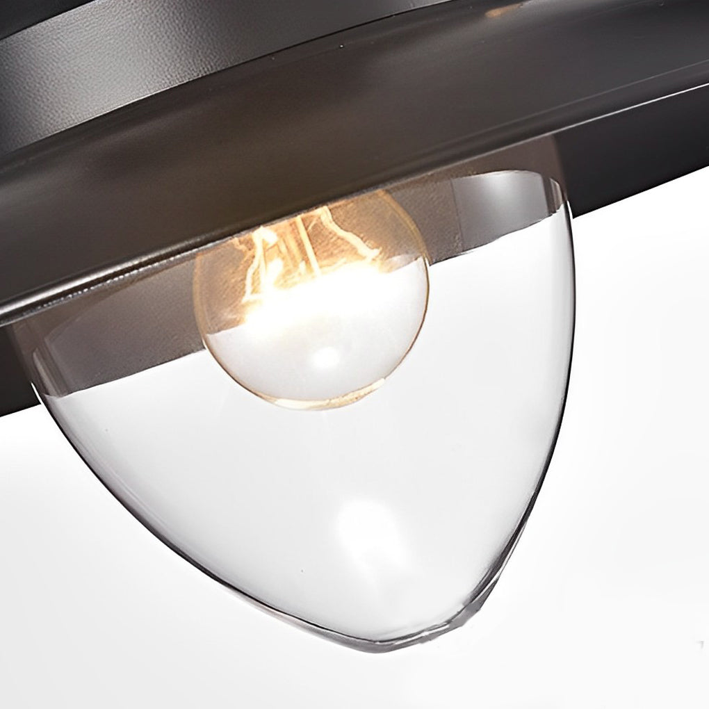 Round Retro Metal Hat Industrial Style Small Chandelier Pendant Lights - Lamp Outdoor