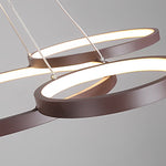 3 Rings Chandelier Dimmable Ceiling Lights with Remote Control - Lamp Outdoor