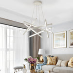 Amber Modern LED Metal Sputnik Chandelier - Lamp Outdoor