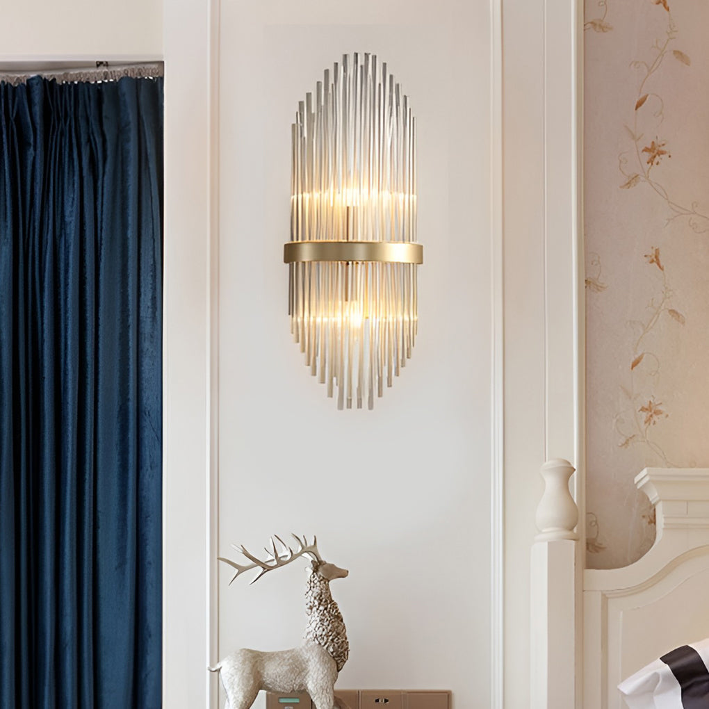 Creative Crystal Warm Light Nordic Wall Lamp Wall Sconce Lighting - Lamp Outdoor