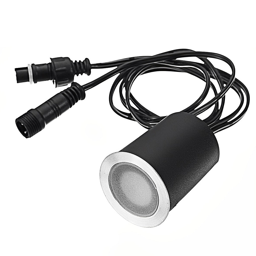 LED Outdoor Stairway Light Kit 16 Pc Weatherproof Recessed Deck and Step Lights - Lamp Outdoor