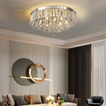 19'' Round Crystal Pendants LED Ceiling Lights Fixture Ceiling Lamp - Lamp Outdoor