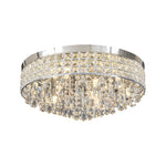 19'' Round Crystal Pendants LED Ceiling Lights Fixture Ceiling Lamp - Lamp Outdoor