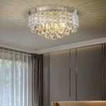 19'' Round Crystal Pendants LED Ceiling Lights Fixture Ceiling Lamp - Lamp Outdoor