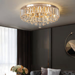 19'' Round Crystal Pendants LED Ceiling Lights Fixture Ceiling Lamp - Lamp Outdoor