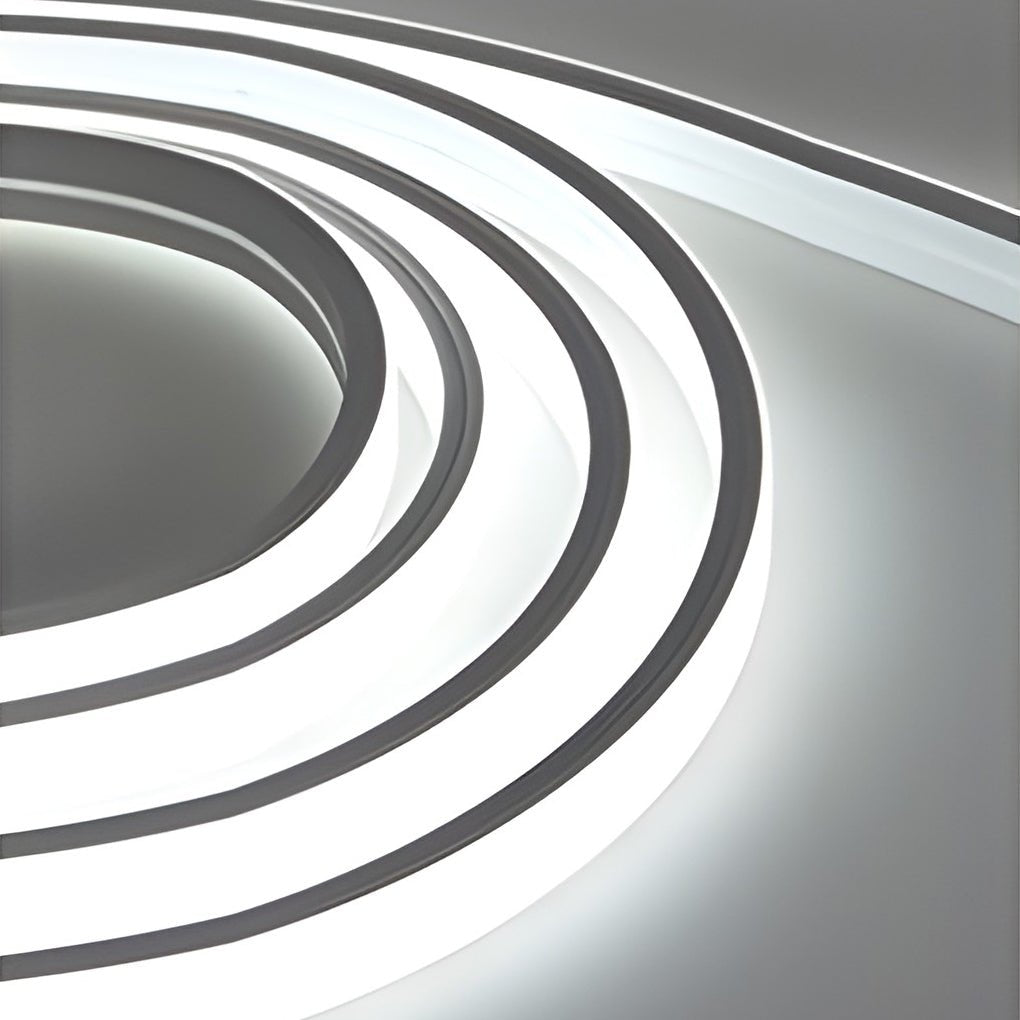 0.39'' Waterproof Recessed LED Under Tread Stair Lighting Modern Flexible Strip Light - Lamp Outdoor