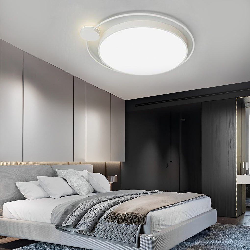 Circular Dimmable LED Nordic Flush Mount Light Ceiling Light Fixtures - Lamp Outdoor