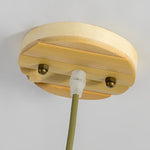 Circular Rectangle Bird Cage Pendant Light Burlywood Bamboo Ceiling Lights - Lamp Outdoor