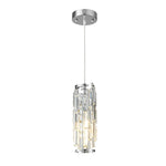 1 Pc Creative Iron Crystal Glass Industrial Style Chandelier Pendant Lights - Lamp Outdoor