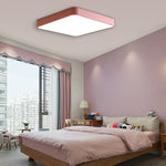 Square Modern Style Design Flush Mount Lighting Metal PVC Acrylic LED Bedroom Ceiling Lights - Lamp Outdoor