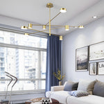 Minimalist Nordic Geometric Pendant Light Metal Acrylic Ceiling Lights - Lamp Outdoor