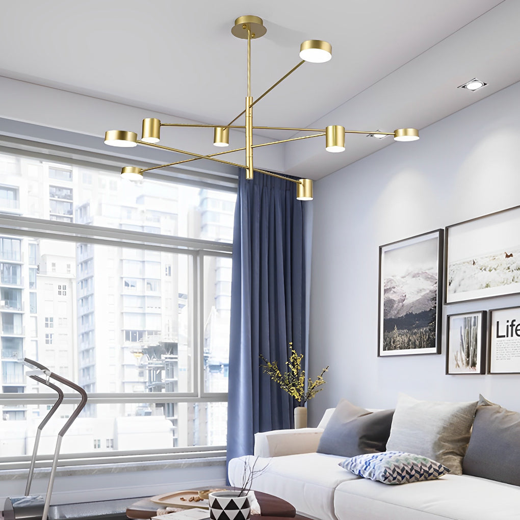 Minimalist Nordic Geometric Pendant Light Metal Acrylic Ceiling Lights - Lamp Outdoor