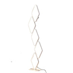 Modern Metal Square Stacked LED Floor Lamp - Lamp Outdoor